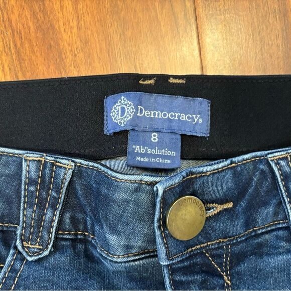 Democracy “Ab” Solution darkwash ripped jeans - Picture 4 of 4